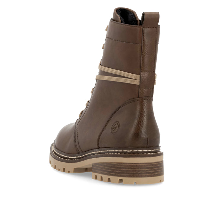 Remonte Artikelnummer D0B75-23 remonte Damen Schnürstiefel holzbraun Fabrikladen