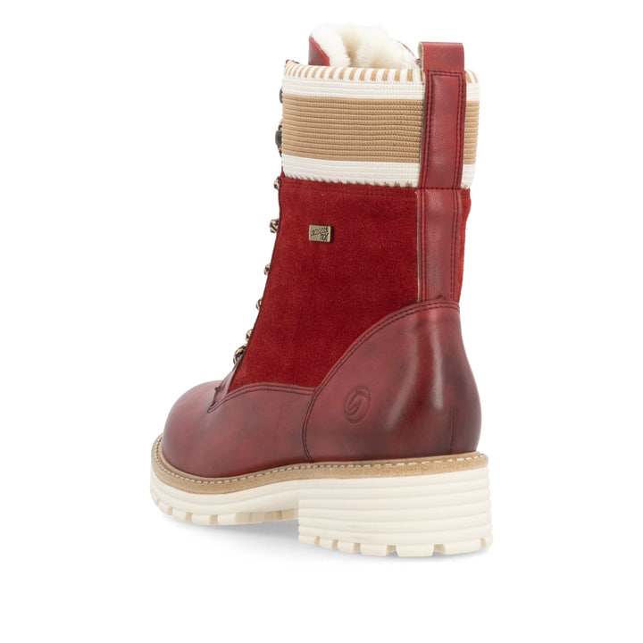 Remonte Artikelnummer D0W77-35 remonte Damen Schnürstiefel feuerrot Begrenzt auf 3 Tage