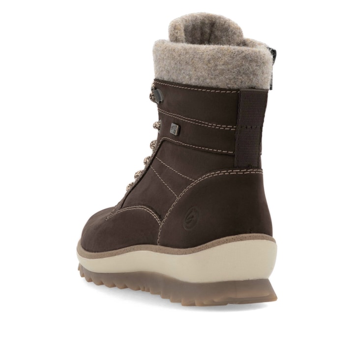 Remonte Artikelnummer R8477-25 remonte Damen Schnürstiefel dunkelbraun-sandbeige Im Verkauf