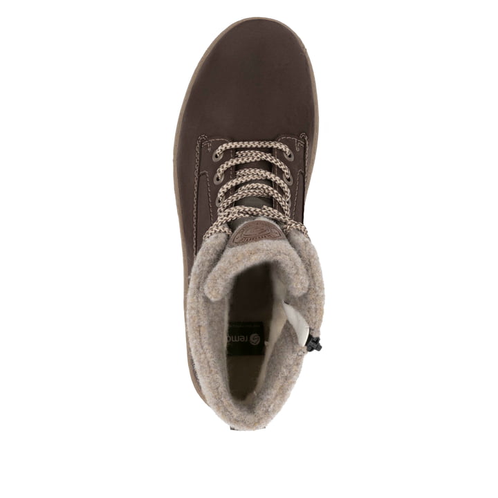 Remonte Artikelnummer R8477-25 remonte Damen Schnürstiefel dunkelbraun-sandbeige Im Verkauf