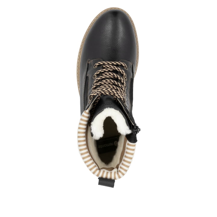 Remonte Artikelnummer D0W77-03 remonte Damen Schnürstiefel mitternachtsschwarz Outlet