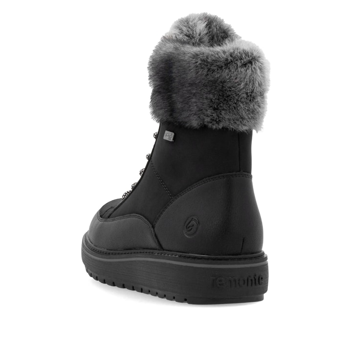 Remonte Artikelnummer D0U78-03 remonte Damen Schnürstiefel nachtschwarz Auslauf
