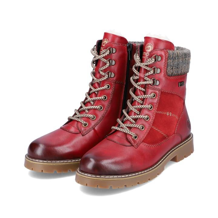 Remonte Artikelnummer D9378-35 remonte Damen Schnürstiefel abendrot-mondgrau
