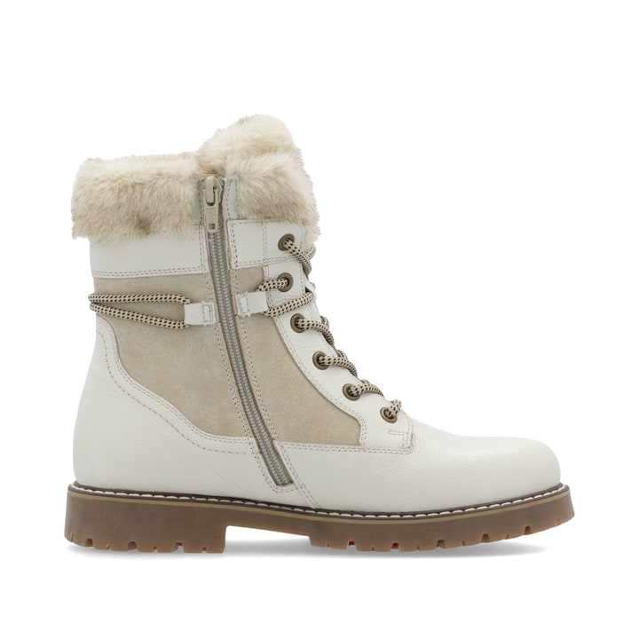 Remonte Artikelnummer D9381-80 remonte Damen Schnürstiefel perlweiß-hellbeige Schlussverkauf