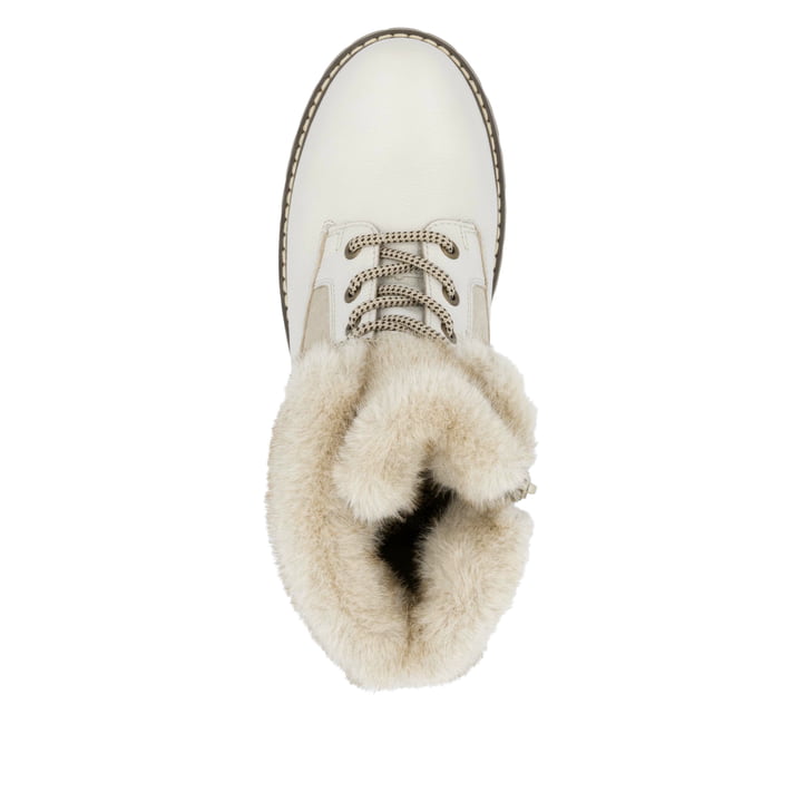 Remonte Artikelnummer D9381-80 remonte Damen Schnürstiefel perlweiß-hellbeige Schlussverkauf