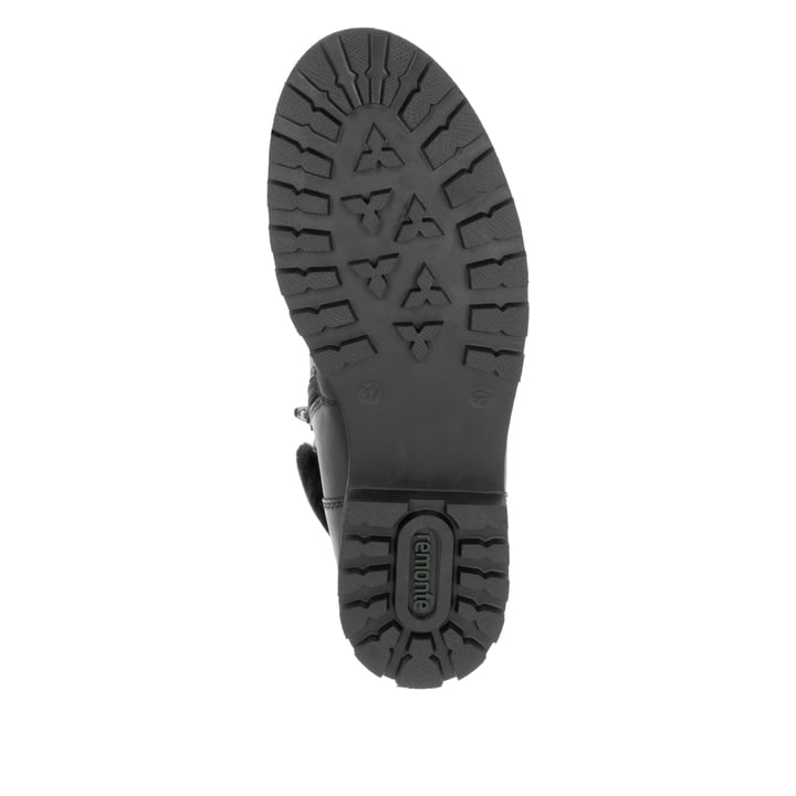 Remonte Artikelnummer D8483-00 remonte Damen Schnürstiefel mattschwarz Fabrikverkauf