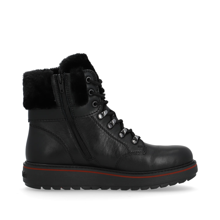 Remonte Artikelnummer D0U70-01 remonte Damen Schnürstiefel mitternachtsschwarz Fabrikpreis