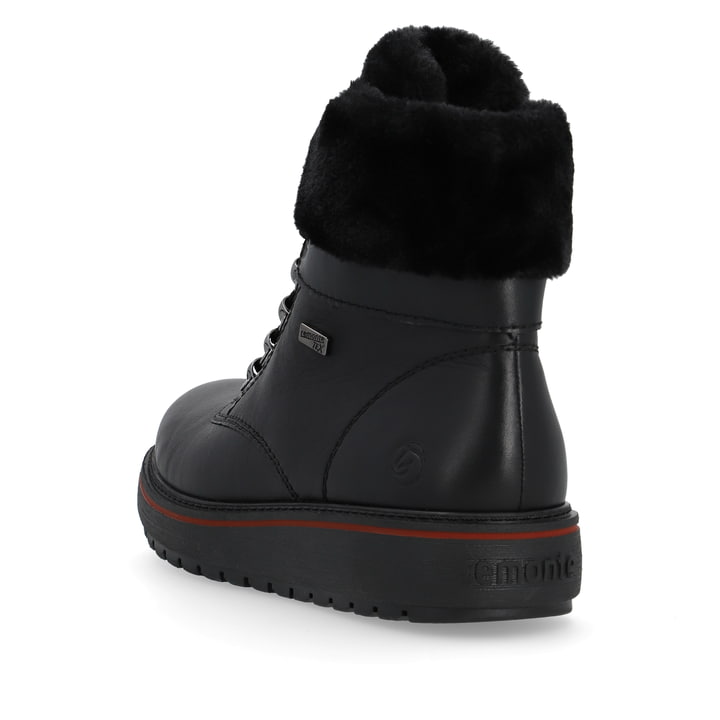 Remonte Artikelnummer D0U70-01 remonte Damen Schnürstiefel mitternachtsschwarz Fabrikpreis