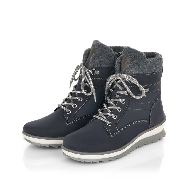 Remonte Artikelnummer R8477-14 remonte Damen Schnürstiefel pazifikblau