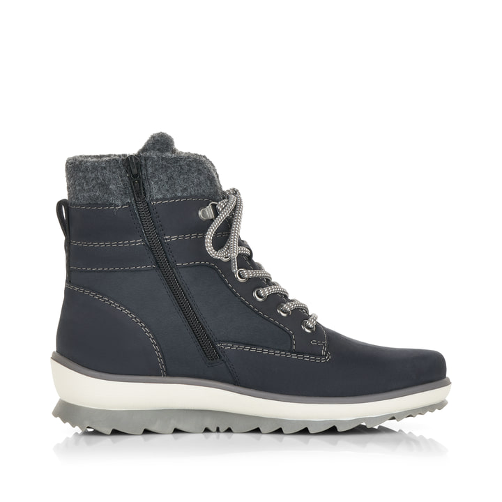 Remonte Artikelnummer R8477-14 remonte Damen Schnürstiefel pazifikblau Saisonschlussverkauf