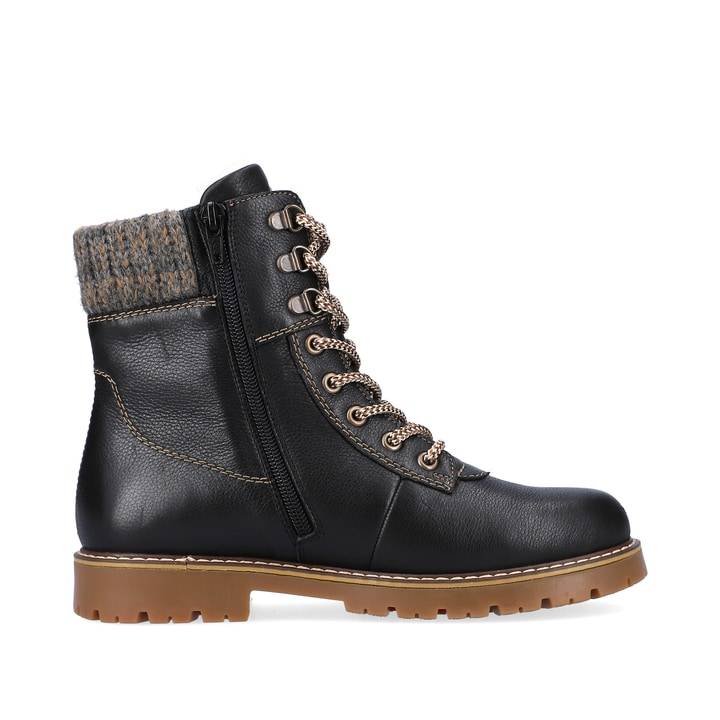 Remonte Artikelnummer D9378-00 remonte Damen Schnürstiefel graphitschwarz-anthrazit Black Friday
