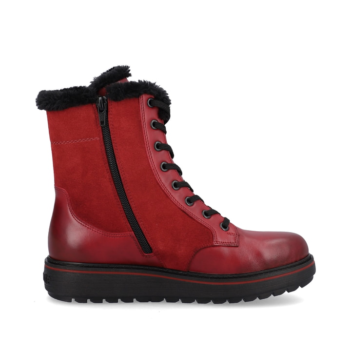 Remonte Artikelnummer D0U76-35 remonte Damen Schnürstiefel kirschrot Cyber Monday
