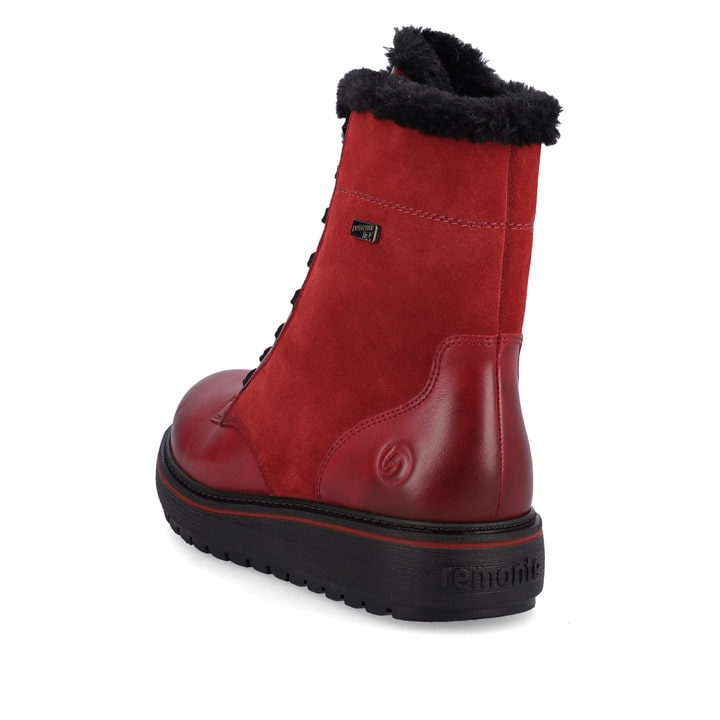 Remonte Artikelnummer D0U76-35 remonte Damen Schnürstiefel kirschrot Cyber Monday
