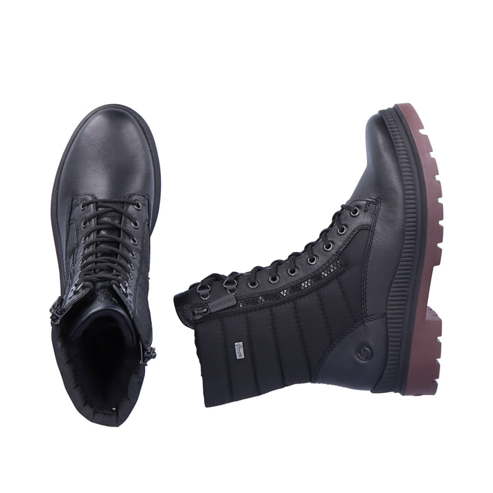 Remonte Artikelnummer D0C76-01 remonte Damen Schnürstiefel nachtschwarz Muttertagsangebot