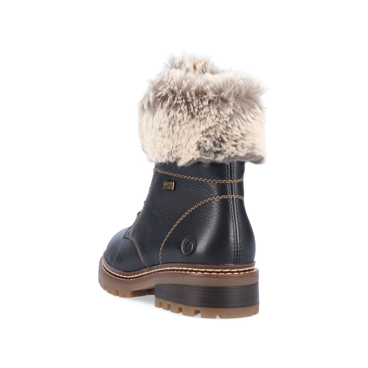 Remonte Artikelnummer D0B74-01 remonte Damen Schnürstiefel asphaltschwarz Valentinstagsangebot