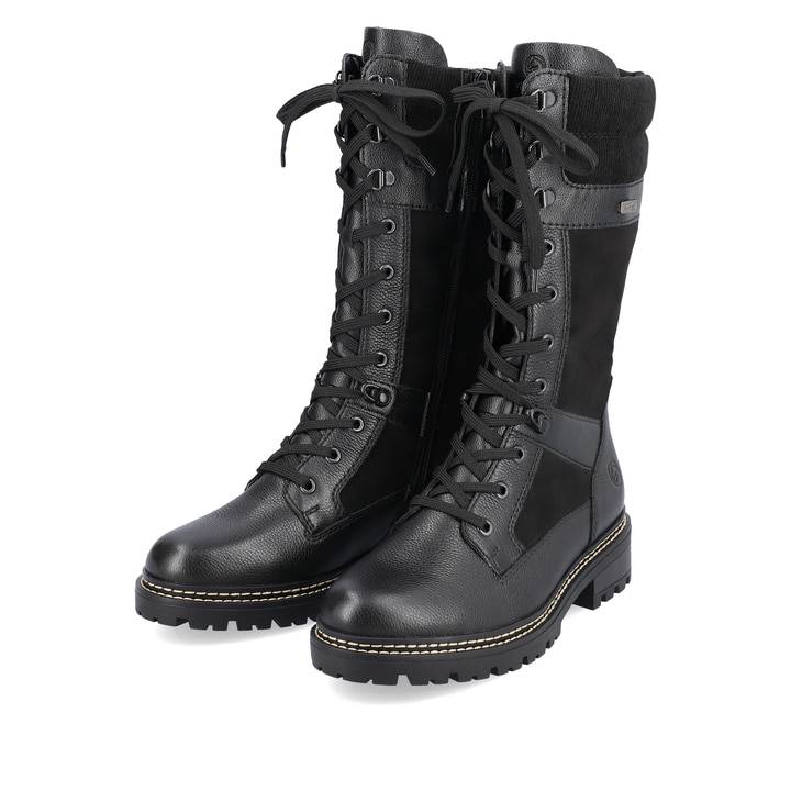 Remonte Artikelnummer D0B76-01 remonte Damen Hochschaftstiefel tiefschwarz Jubiläumsangebot