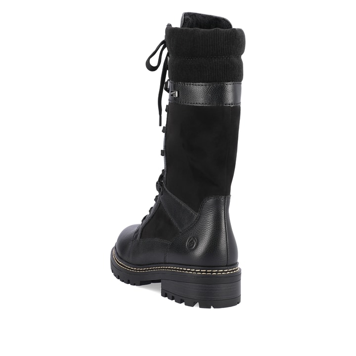 Remonte Artikelnummer D0B76-01 remonte Damen Hochschaftstiefel tiefschwarz Jubiläumsangebot