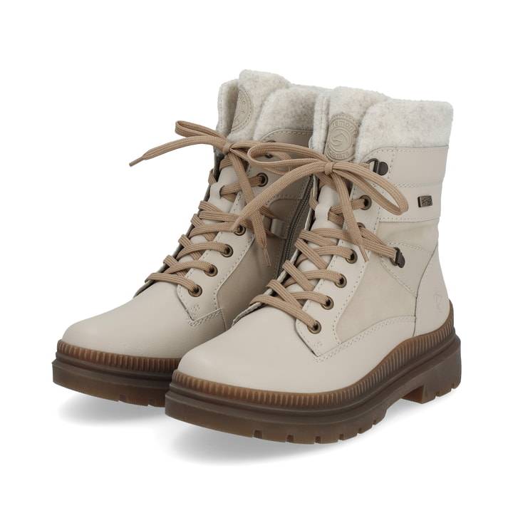 Remonte Artikelnummer D0C77-60 remonte Damen Schnürstiefel hellbeige Lagerräumung