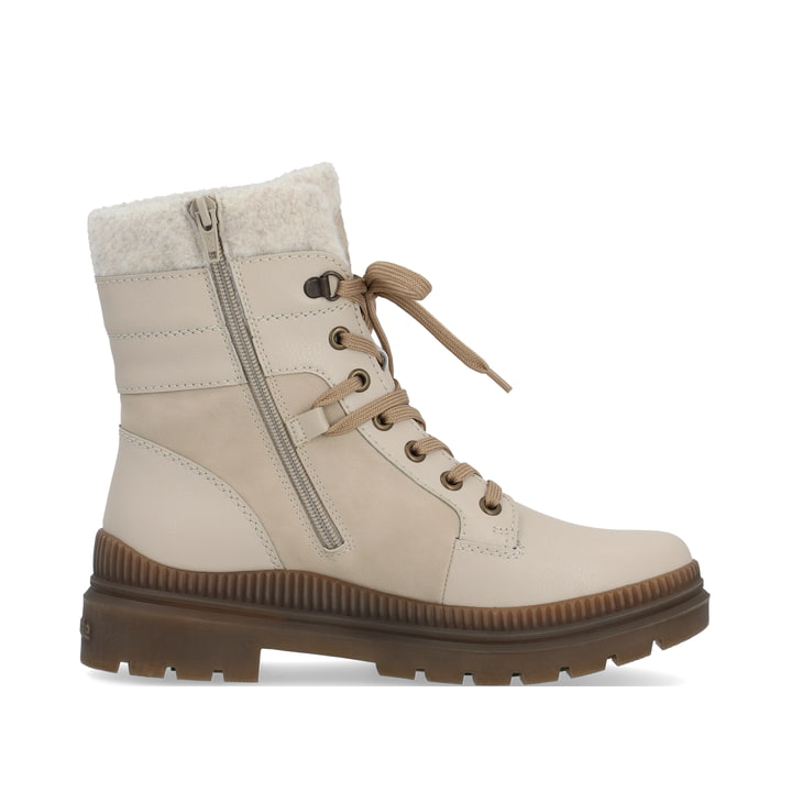 Remonte Artikelnummer D0C77-60 remonte Damen Schnürstiefel hellbeige Lagerräumung