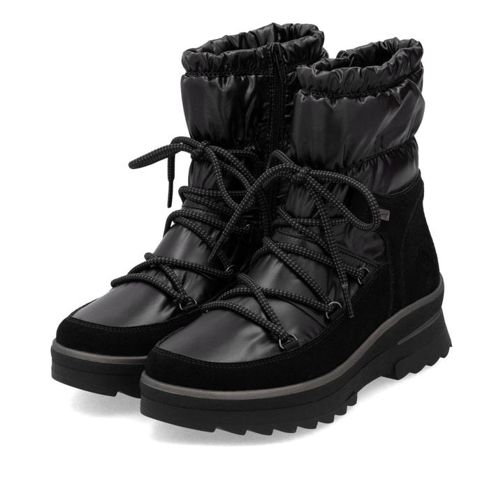 Remonte Artikelnummer D2B70-02 remonte Damen Schnürstiefel asphaltschwarz Heißer Verkauf