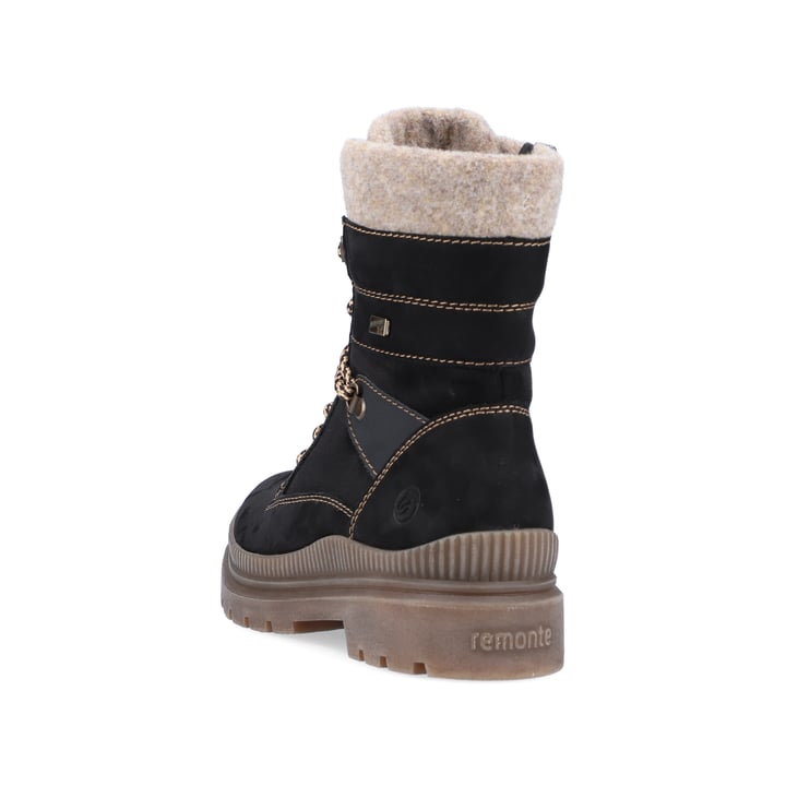 Remonte Artikelnummer D0C77-02 remonte Damen Schnürstiefel asphaltschwarz Top Angebot