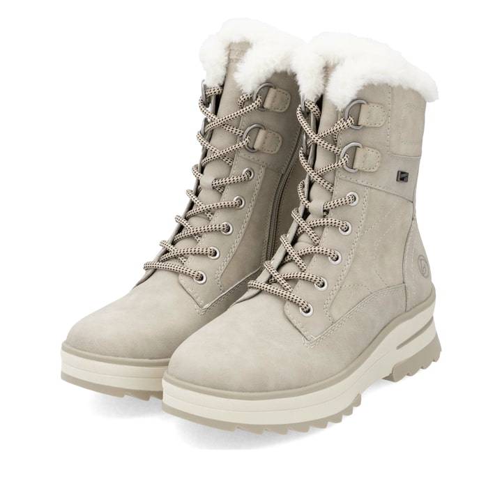 Remonte Artikelnummer D2B73-40 remonte Damen Schnürstiefel hellbeige Exklusive Angebote