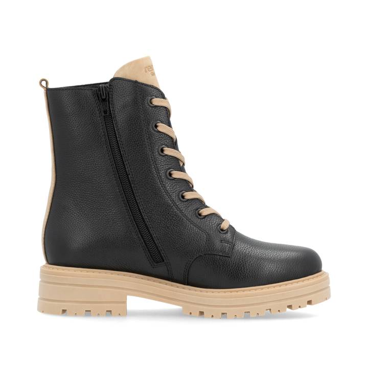 Remonte Artikelnummer D2287-03 remonte Damen Schnürstiefel mattschwarz-puder Bestseller
