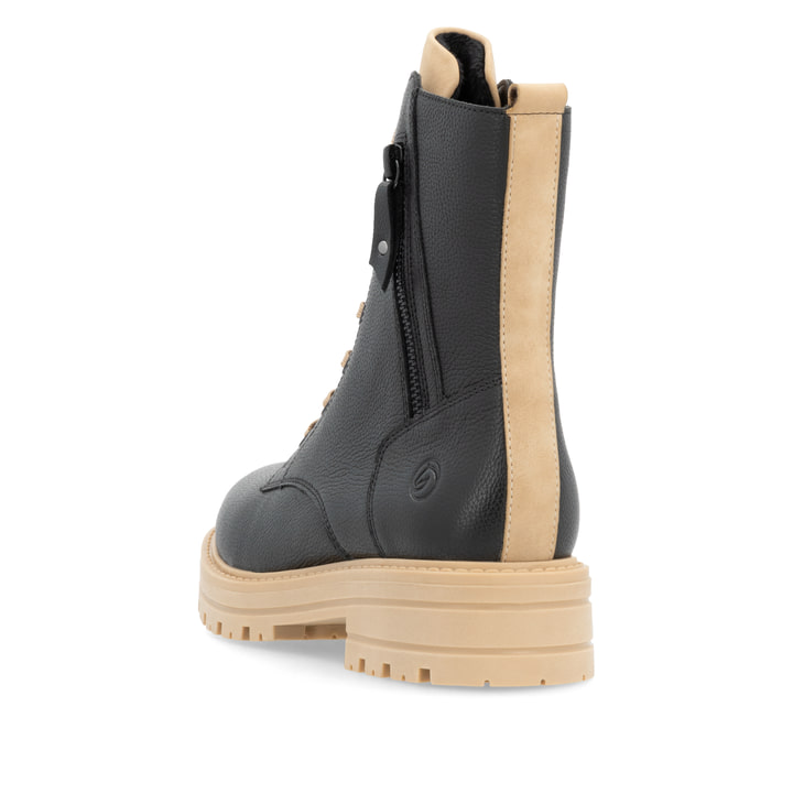 Remonte Artikelnummer D2287-03 remonte Damen Schnürstiefel mattschwarz-puder Bestseller