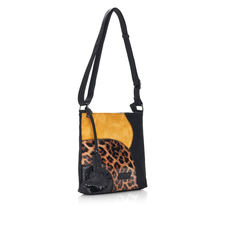 Remonte Artikelnummer Q0704-02 remonte Handtasche tiefschwarz-goldgelb Super Sparpreis