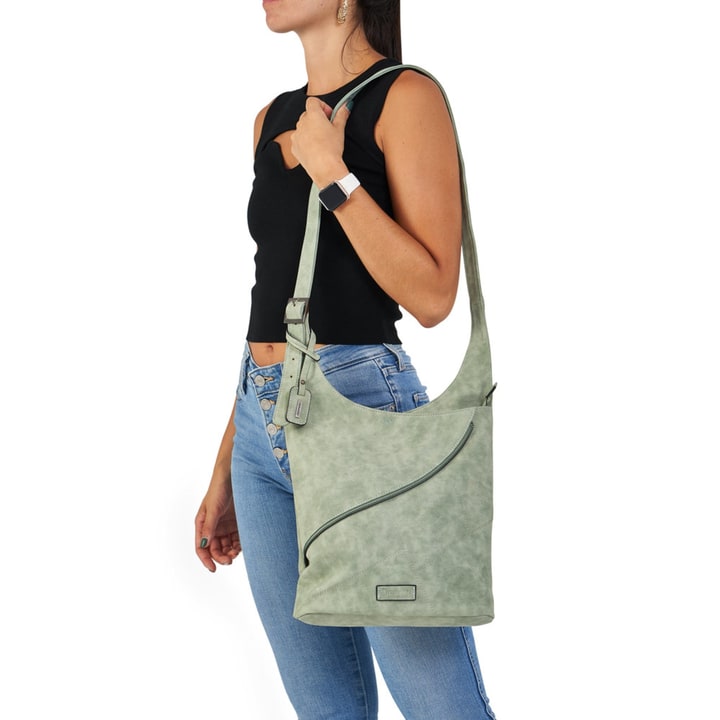Remonte Artikelnummer Q0718-52 remonte Handtasche grüngrau Letzte 3 Tage