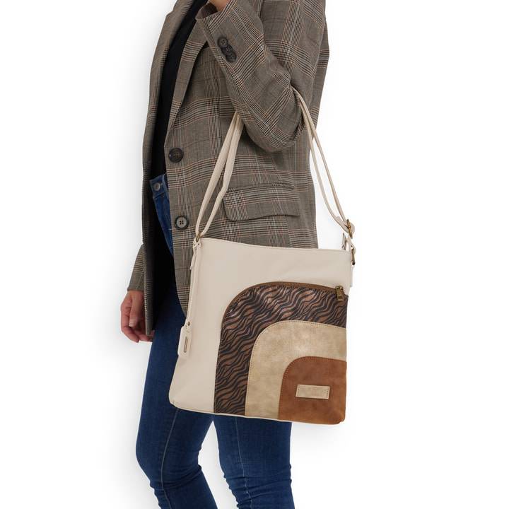 Remonte Artikelnummer Q0705-60 remonte Handtasche beigeweiß-metallic Discount Store für neue Produkte