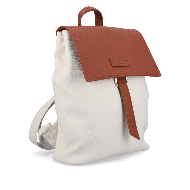 Remonte Artikelnummer Q0526-60 remonte Rucksack reinweiß-schokobraun Sonderangebot