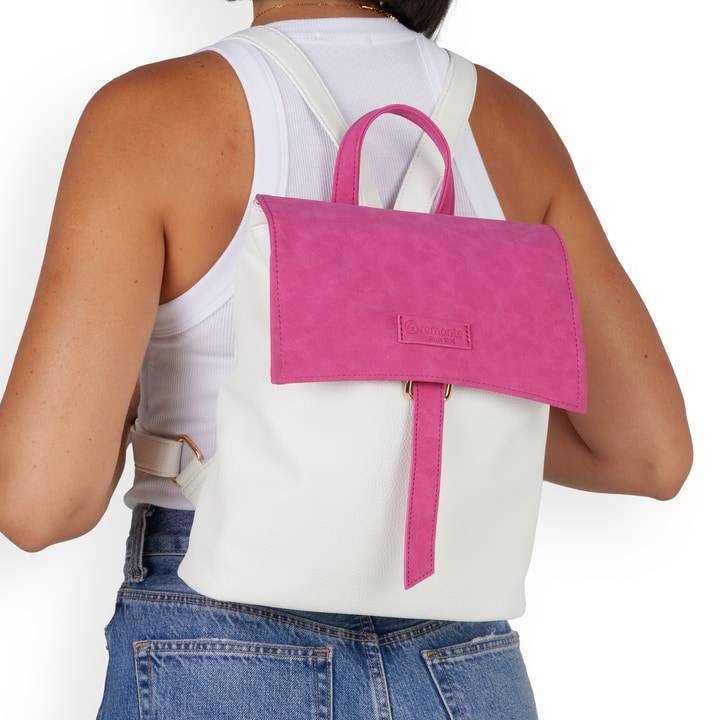 Remonte Artikelnummer Q0526-80 remonte Rucksack reinweiß-pink Großer Ausverkauf