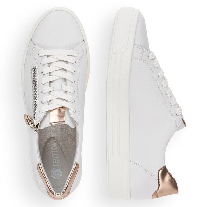 Remonte Artikelnummer D0903-81 remonte Damen Sneaker edelweiß-metallic Lagerräumung