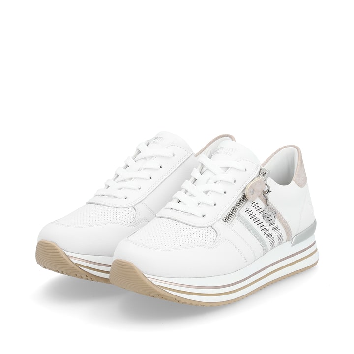 Remonte Artikelnummer D1318-80 remonte Damen Sneaker edelweiß-altrosa