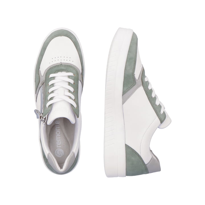 Remonte Artikelnummer D0J01-80 remonte Damen Sneaker edelweiß-mintgrün Saisonale Angebote