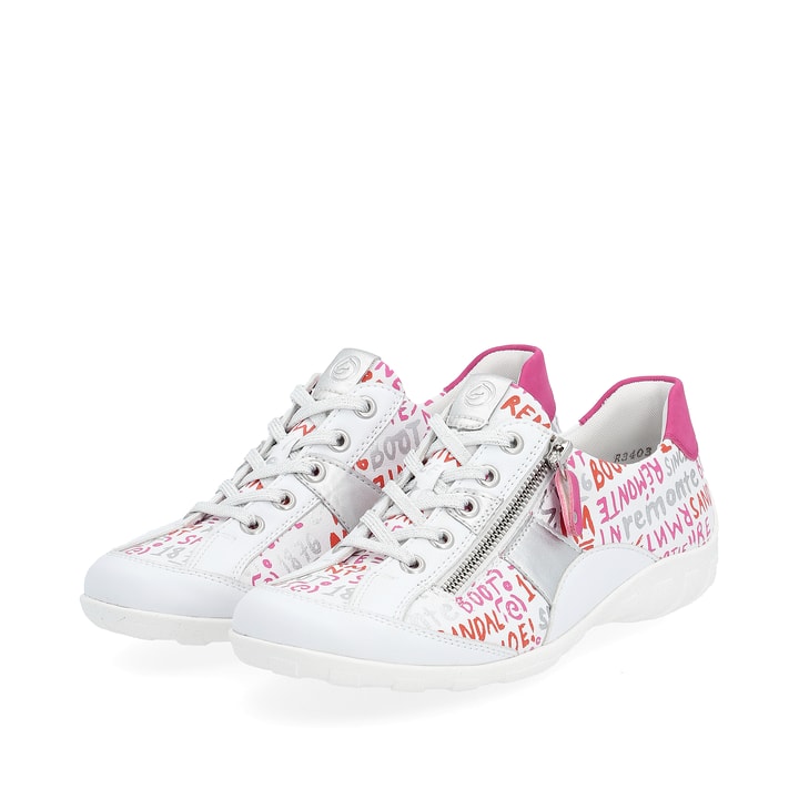 Remonte Artikelnummer R3403-81 remonte Damen Schnürschuhe reinweiß-magenta