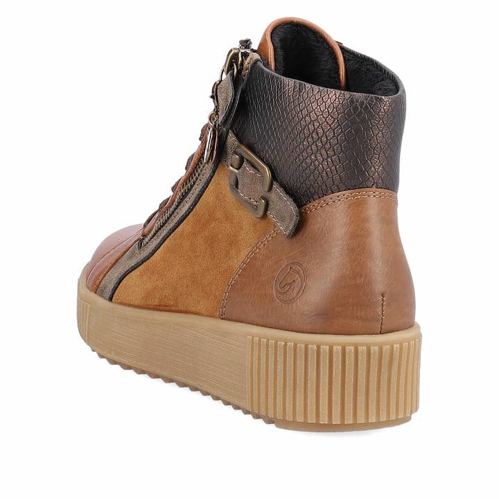 Remonte Artikelnummer R7997-24 remonte Damen Sneaker nougatbraun Nur noch ein Tag übrig