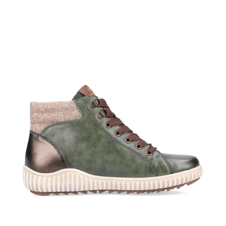 Remonte Artikelnummer R8271-54 remonte Damen Schnürschuhe laubgrün Fabrikladen