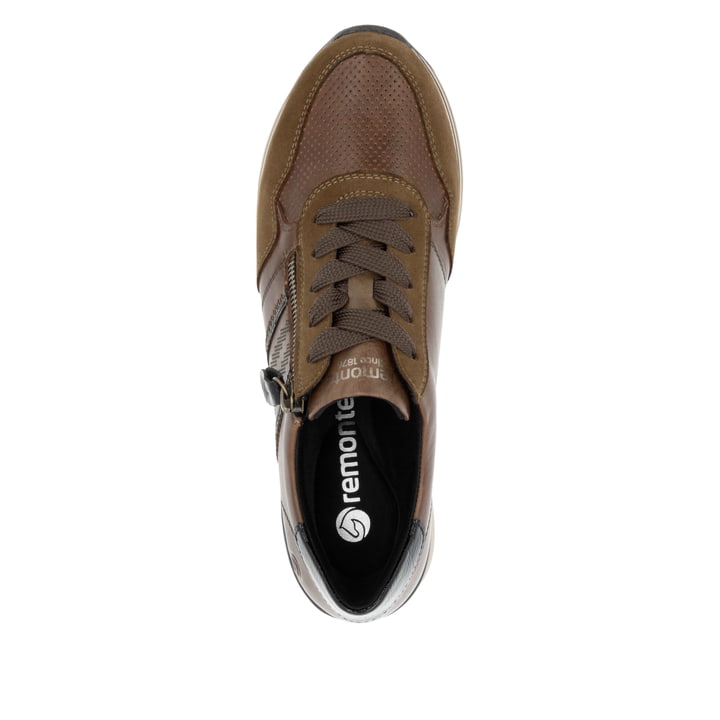 Remonte Artikelnummer D1318-22 remonte Damen Sneaker haselnussbraun Begrenzt auf 3 Tage