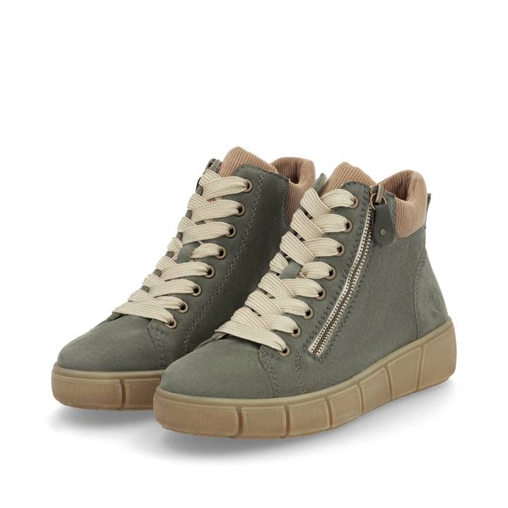 Remonte Artikelnummer D1T70-54 remonte Damen Sneaker waldgrün Im Verkauf