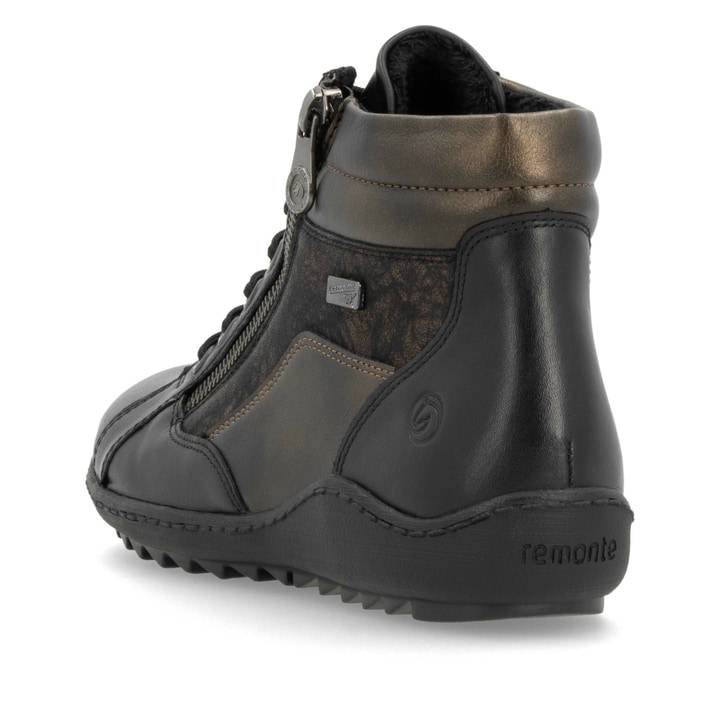 Remonte Artikelnummer R1458-03 remonte Damen Schnürschuhe schwarz-rostbraun im Angebot
