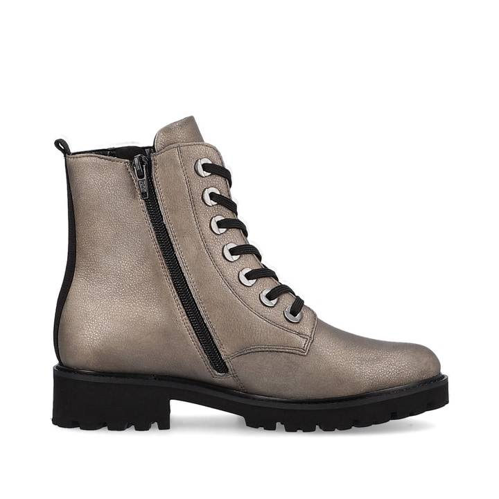 Remonte Artikelnummer D8671-91 remonte Damen Schnürstiefel mondgrau-tiefschwarz Preisnachlass
