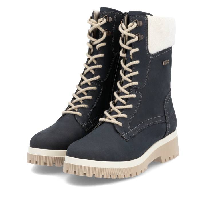 Remonte Artikelnummer D1B76-14 remonte Damen Hochschaftstiefel pazifikblau Lagerräumung