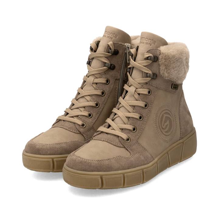 Remonte Artikelnummer D1T74-20 remonte Damen Schnürstiefel braunbeige Heißer Verkauf
