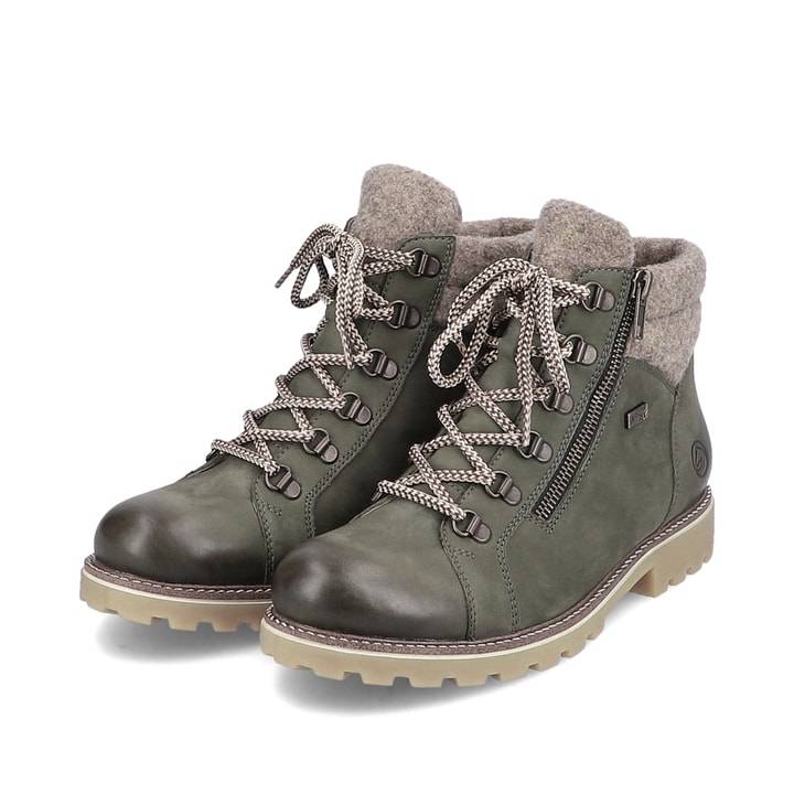 Remonte Artikelnummer D7478-54 remonte Damen Schnürstiefel khakigrün Top Angebot