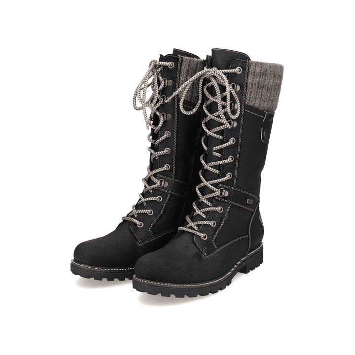 Remonte Artikelnummer D7477-02 remonte Damen Schnürstiefel nachtschwarz Blitzangebot