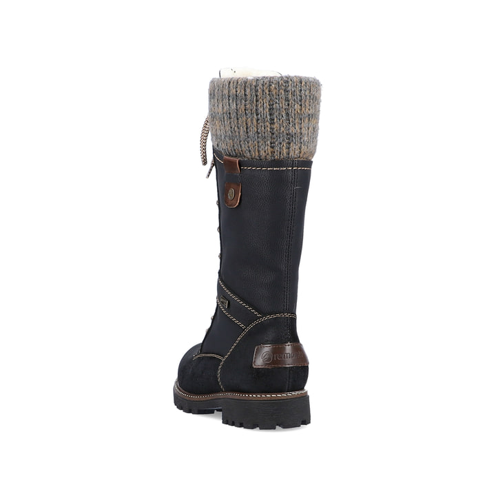 Remonte Artikelnummer D7477-02 remonte Damen Schnürstiefel nachtschwarz Blitzangebot