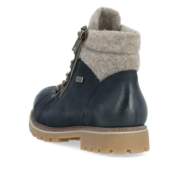 Remonte Artikelnummer D7478-14 remonte Damen Schnürstiefel dunkelblau-schwarz Neuheiten