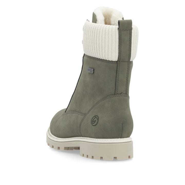 Remonte Artikelnummer D8482-54 remonte Damen Schnürstiefel khaki-vanilleweiß VIP-Rabatte